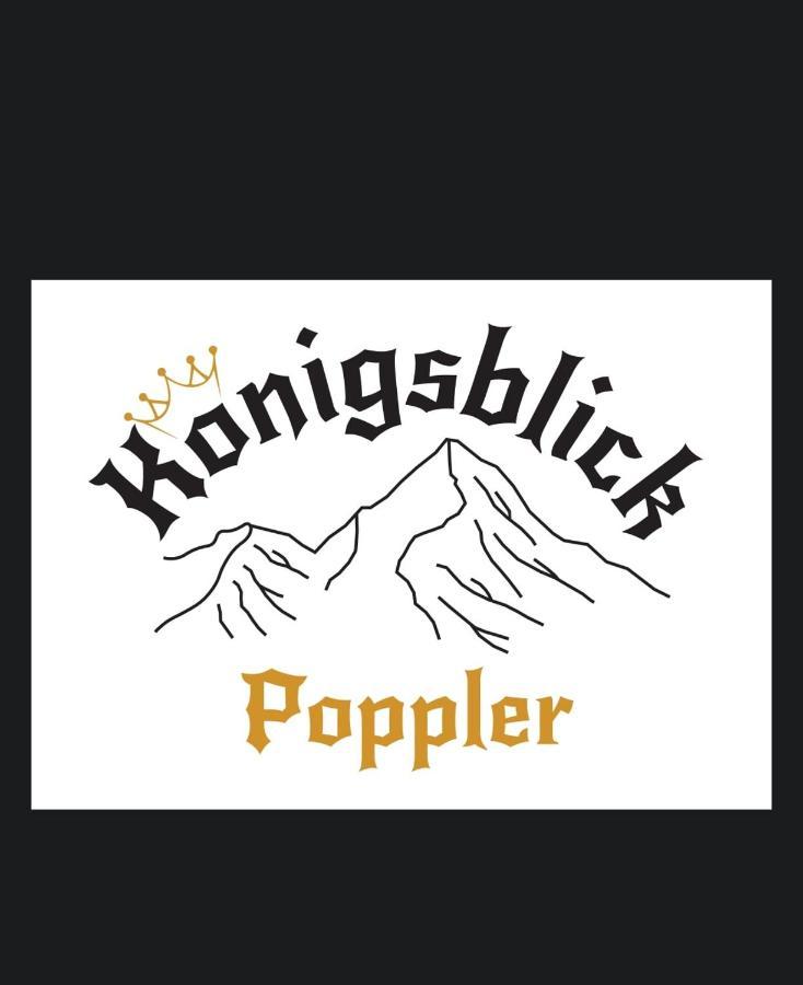 Koenigsblick Poppler Apartment Hopferau Exterior photo
